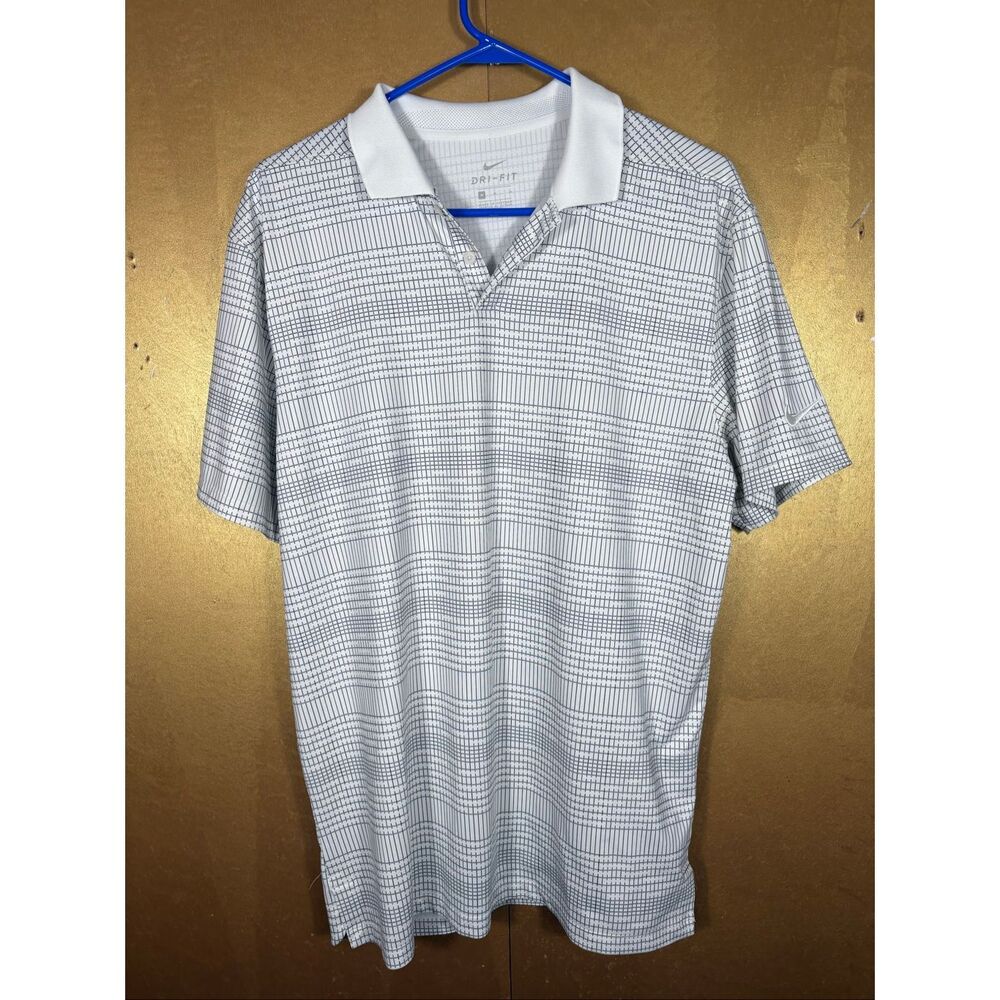 Nike dri fit mens polo golf shirt size M